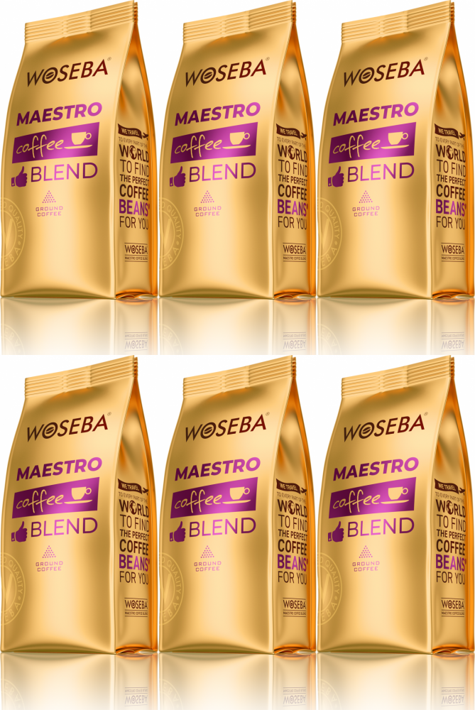 6x Kawa mielona Woseba Maestro, 500g