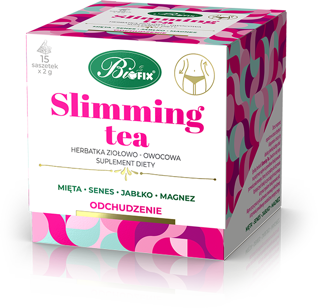 Herbata funkcjonalna w torebkach Bifix Slimming Tea, 15 sztuk x 2g