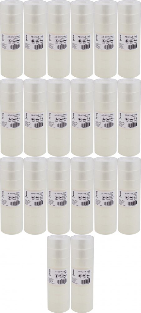 20x Taśma klejąca MemoBe 18mmx10m, 8 sztuk, przezroczysty