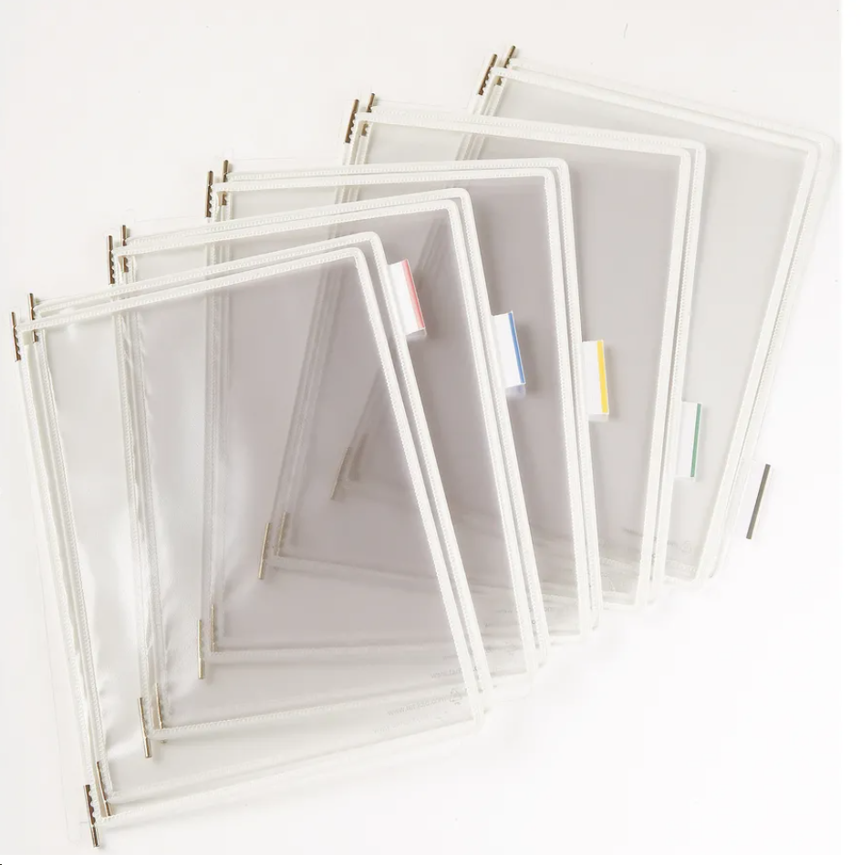 Panel informacyjny Tarifold, A4, 10 sztuk, biały