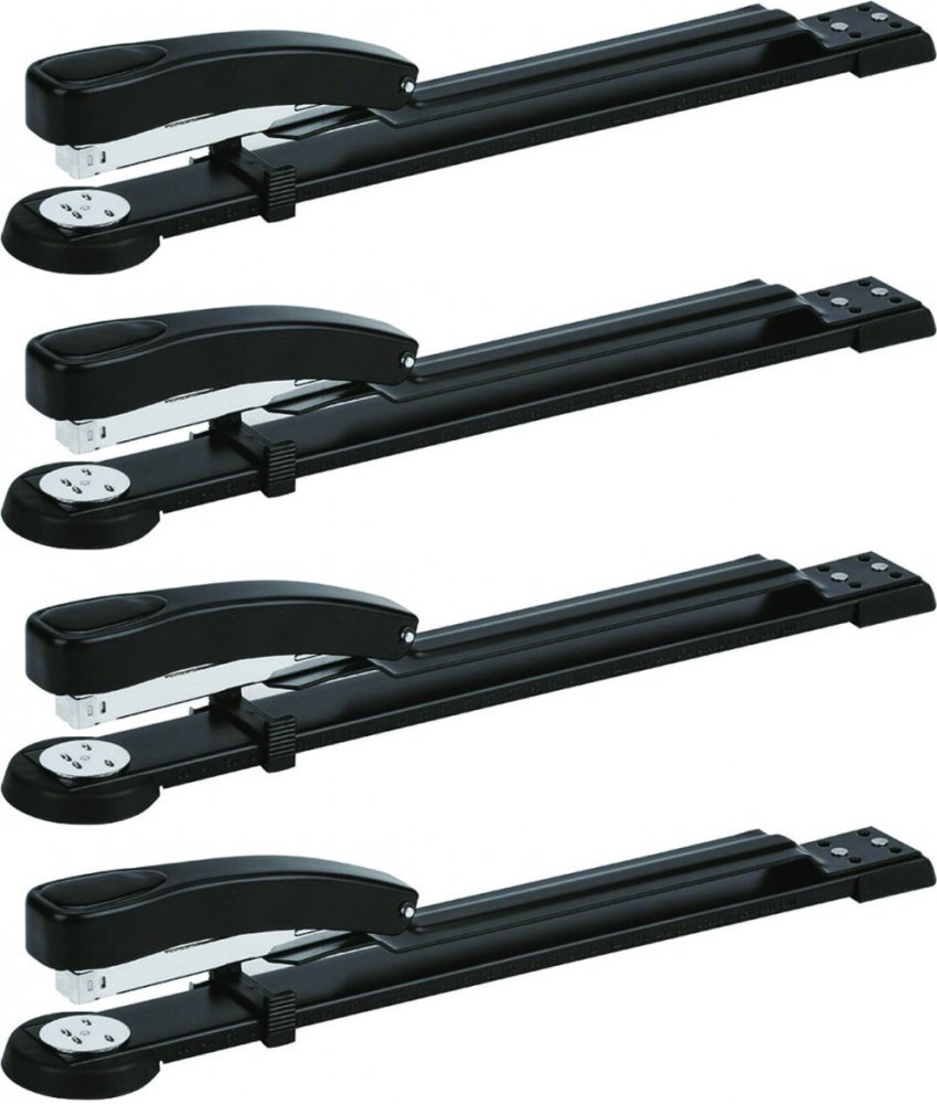 4x Zszywacz długoramienny Office Products, do 50 kartek, czarny