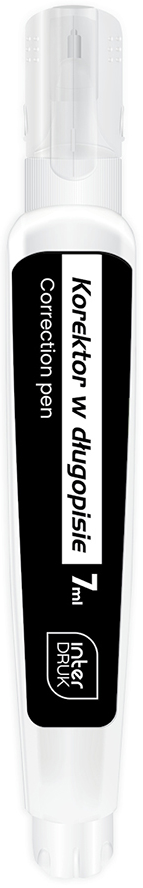 Korektor w długopisie Interdruk, 7ml