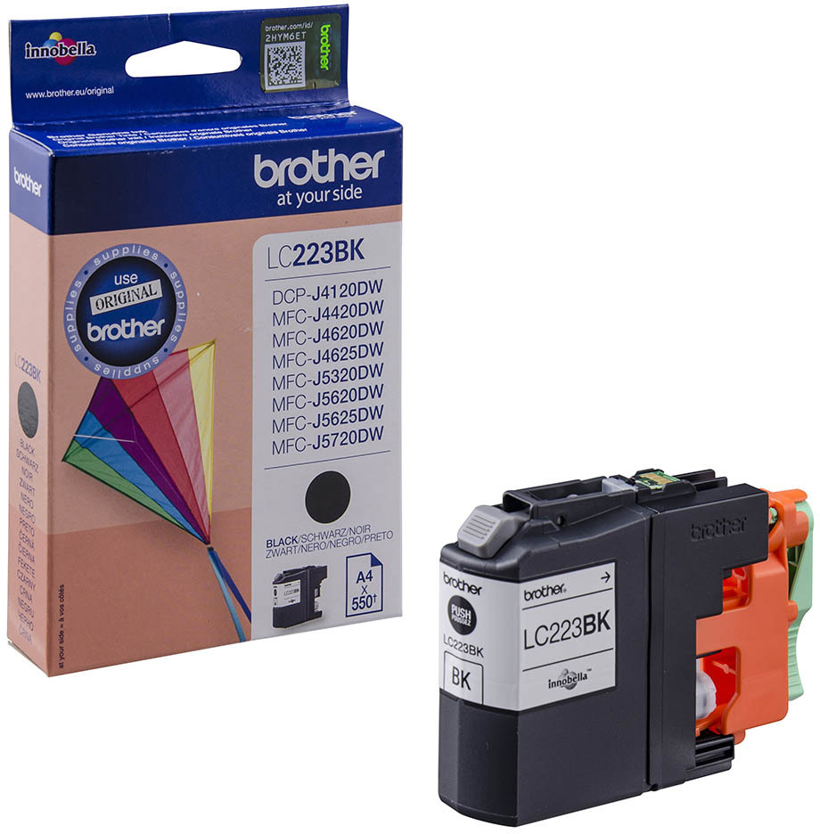 Tusz Brother (LC223BK), 550 stron, black (czarny)