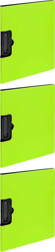 3x Clipboard Grand NOTOdesk GR-2205, z okładką, klip po dłuższym boku, zielony