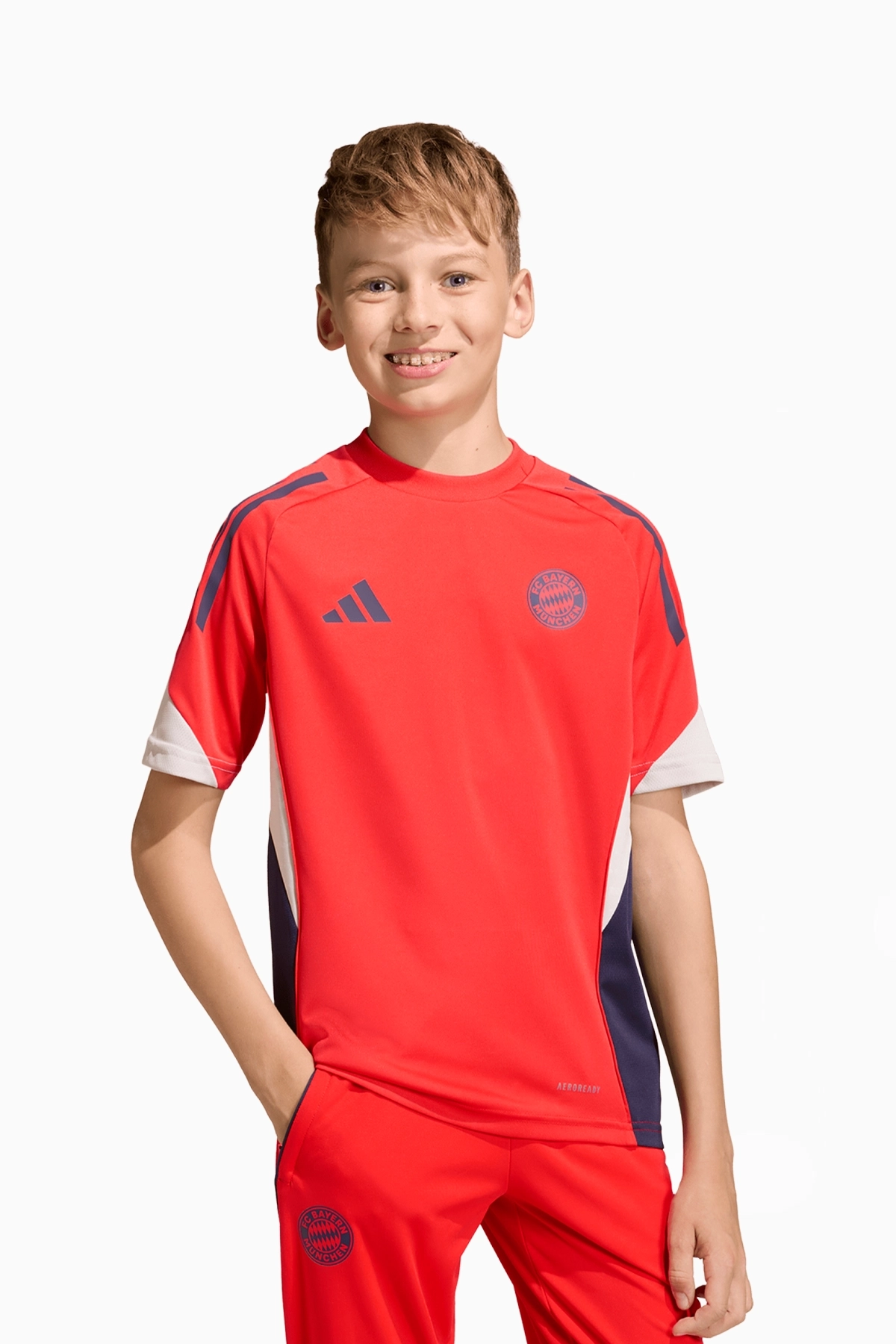 Koszulka adidas FC Bayern 25/26 Training Junior - Czerwony