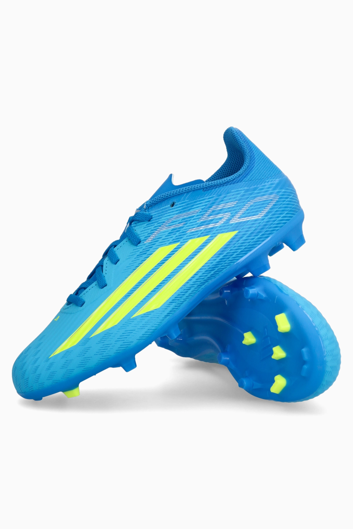 Korki adidas F50 League FG/MG Junior - Niebieski