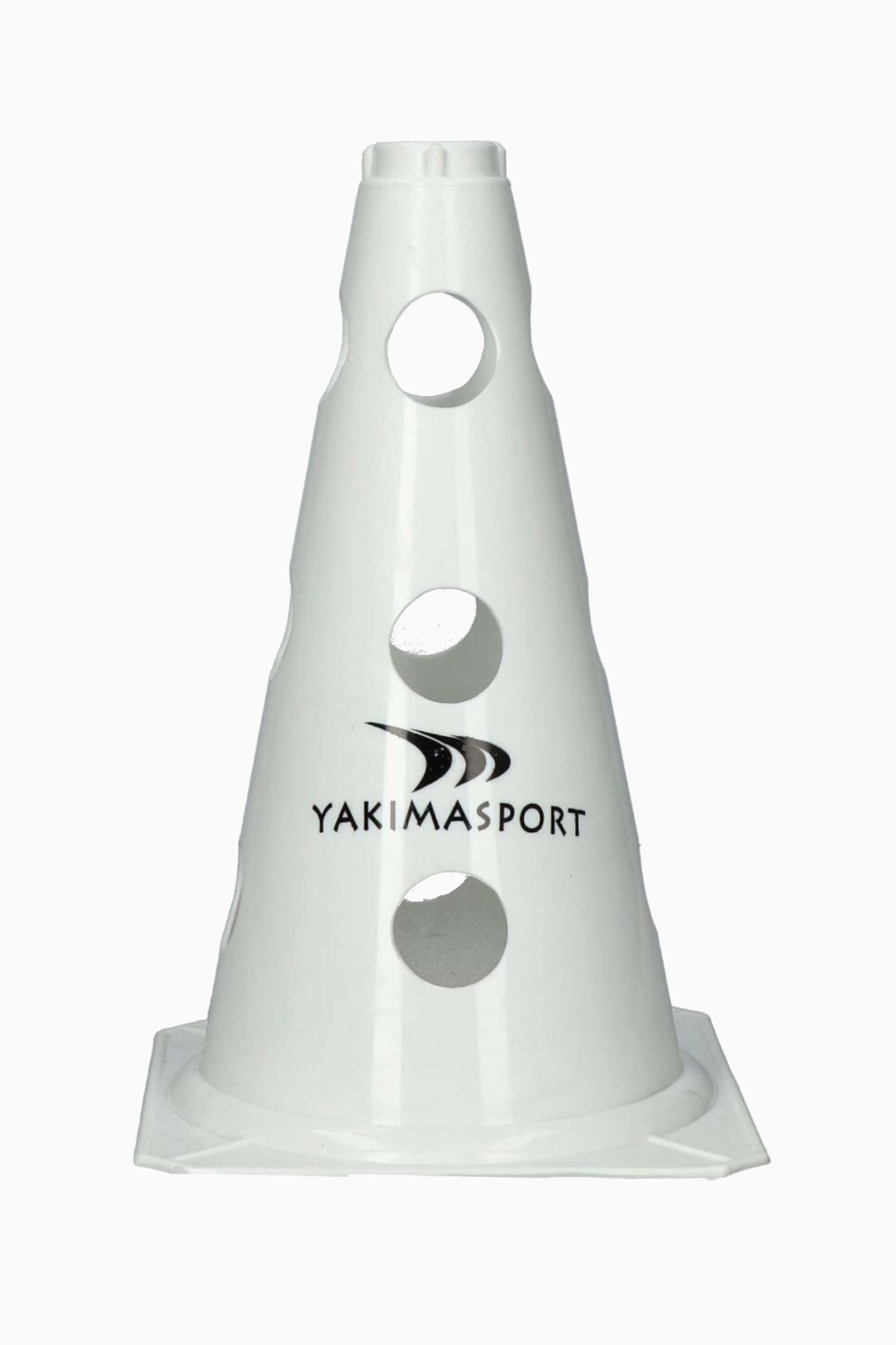 Pachołek z otworami Yakimasport - Biały