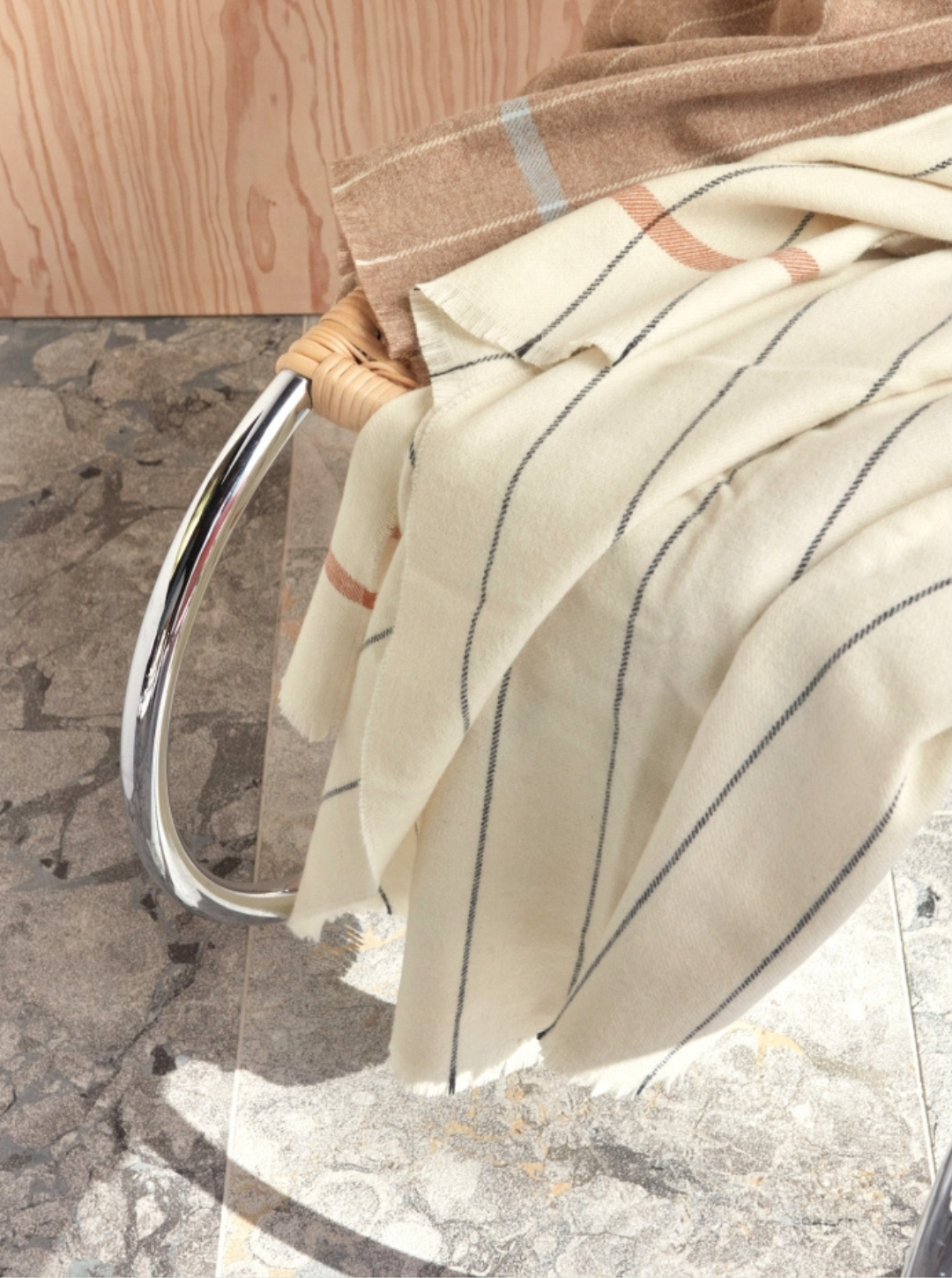 Koc Balama Wełniany Offwhite OYOY Living