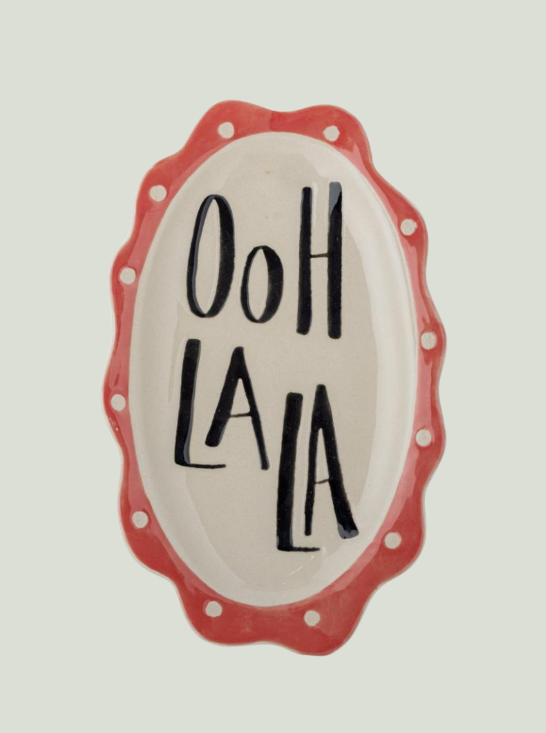 Talerz do serwowania Soline, wielokolorowy, kamionka Bloomingville