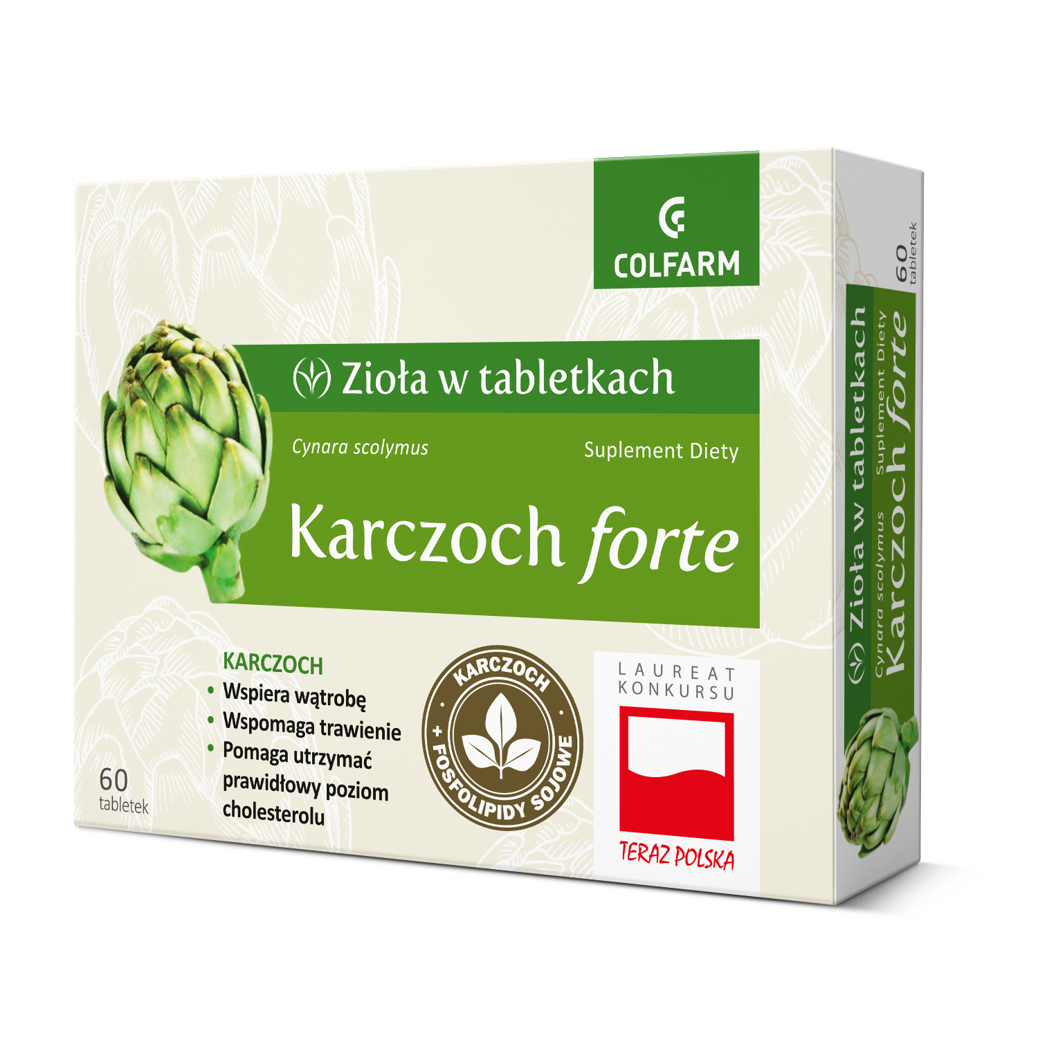 Karczoch forte, 60 tabletek
