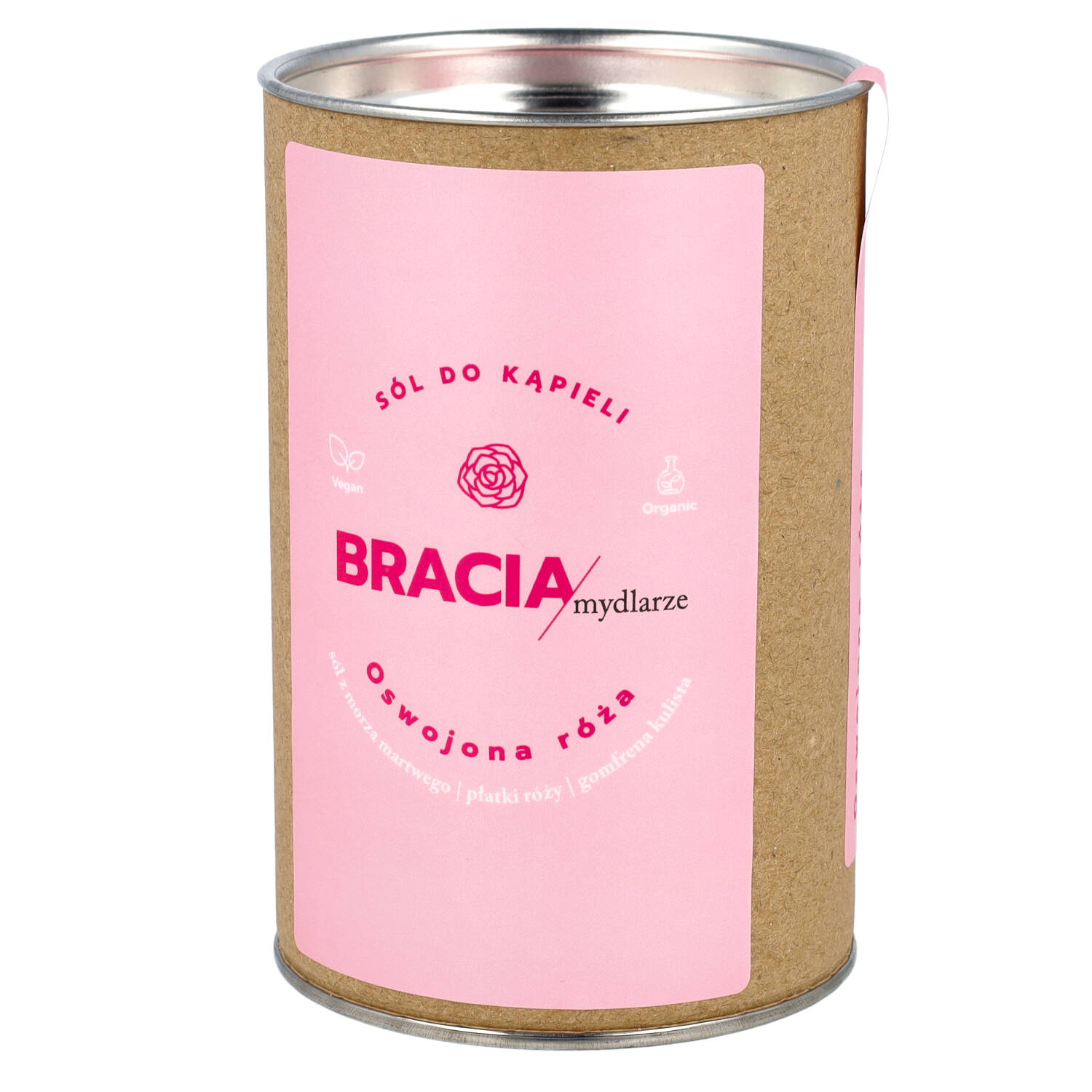 Bracia mydlarze - sól do kąpieli oswojona róża, 300 g