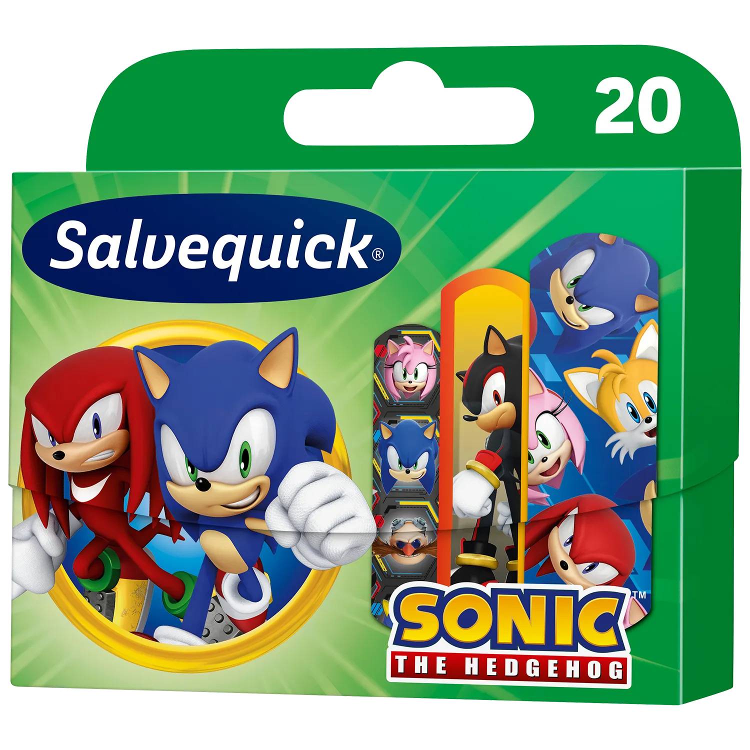 Salvequick - plastry z opatrunkiem sonic, 20 sztuk
