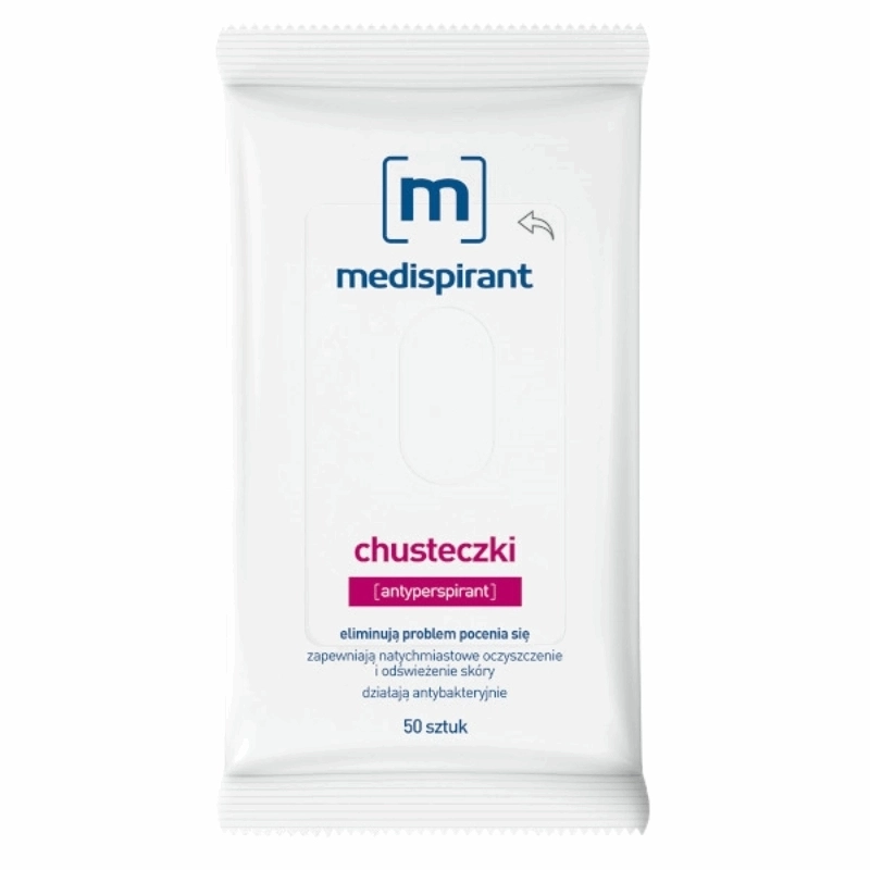 Medispirant - antyperspirant, chusteczki, 50 sztuk
