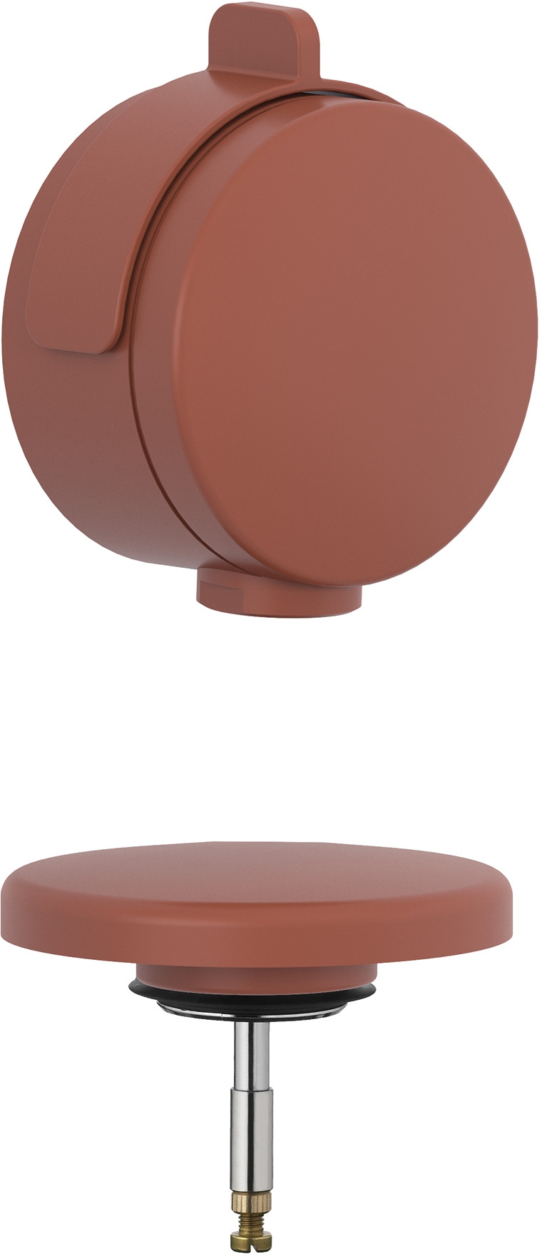 Kludi Rotexa zestaw wykończeniowy syfonu koralowy mat 71826O5-00