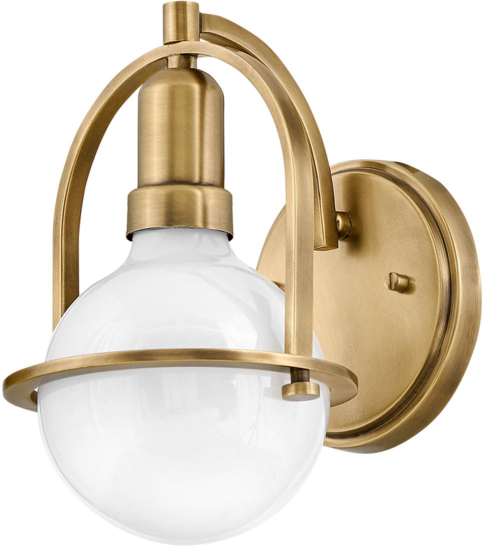 Quintiesse Somerset kinkiet 1x60 W stary mosiądz-mleczny QN-SOMERSET1-HB