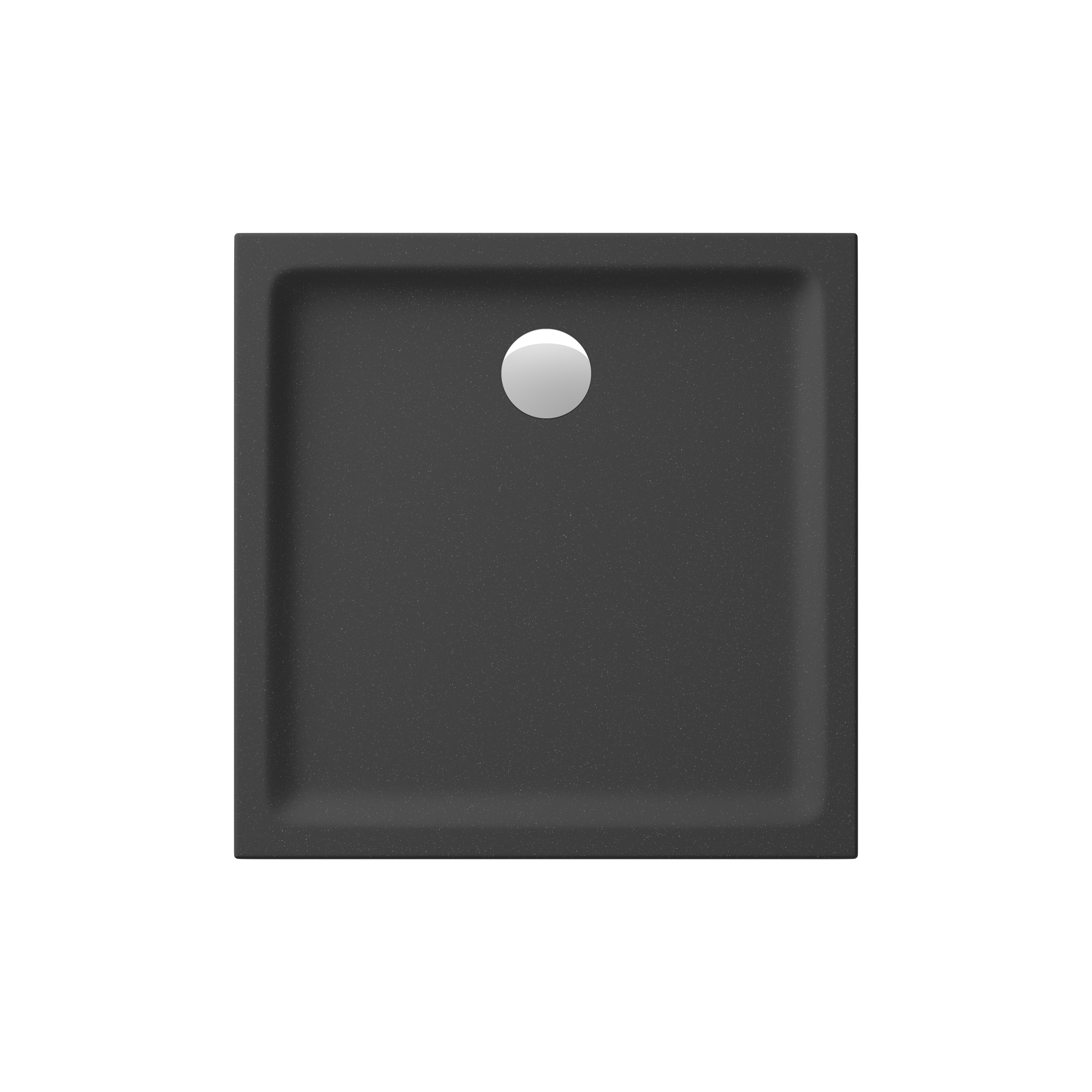 Cersanit Tako brodzik 80x80 cm kwadratowy czarny mat S204-038