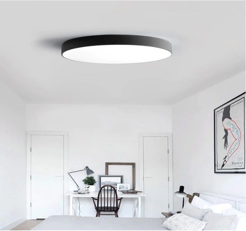 Abigali Modern plafon 1x20W LED czarny/biały MD1001-30-HW