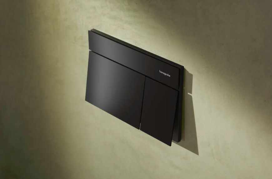 Hansgrohe Element E przycisk spłukujący do WC czarny 66003670