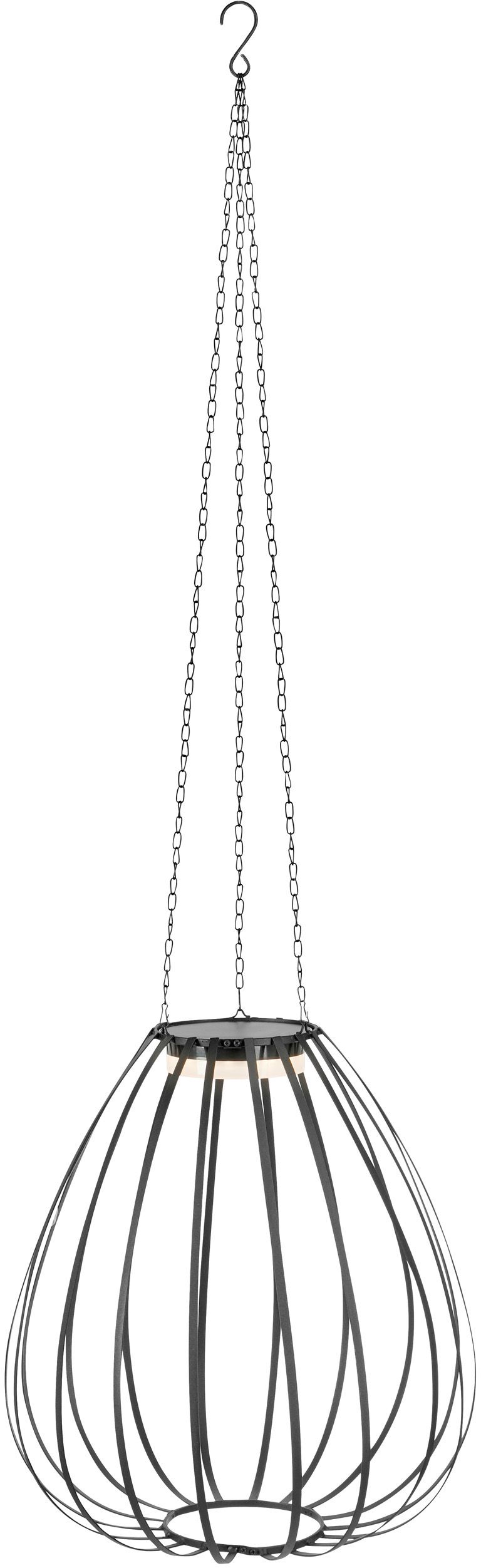 Markslöjd Ovia lampa solarna wisząca czarny 109119