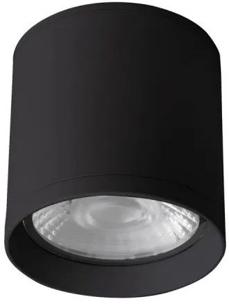 Italux Cervia lampa podsufitowa zewnętrzna 1x15 W czarny piaskowany OPN-2007-4K