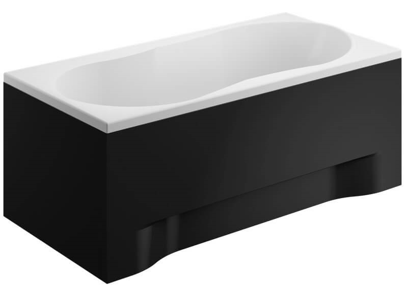 Polimat panel boczny do wanny 70 cm czarny 00859