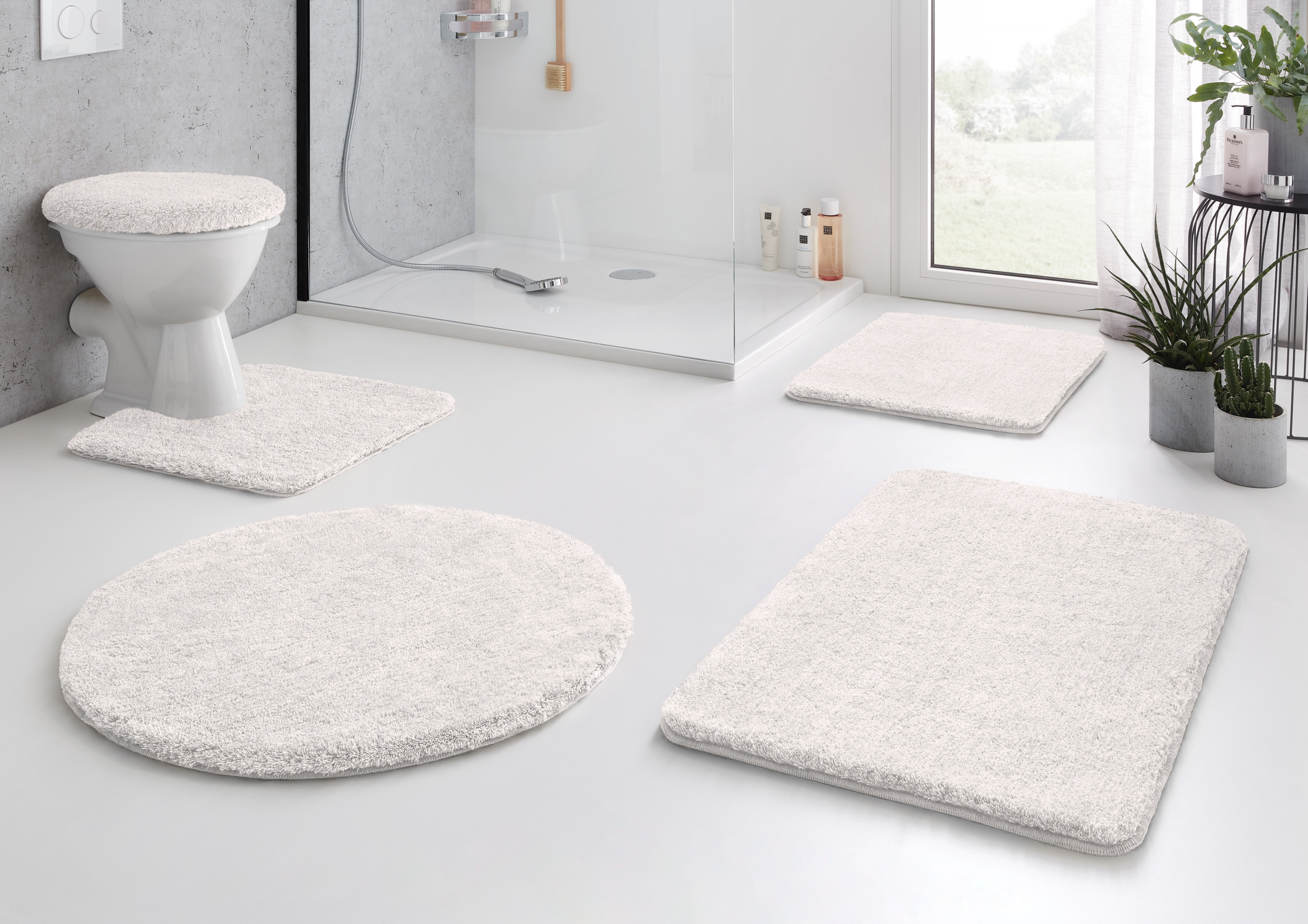 Kleine Wolke Relax dywanik łazienkowy 65x55 cm prostokątny biały 5405115539 - Wysyłka w 24h