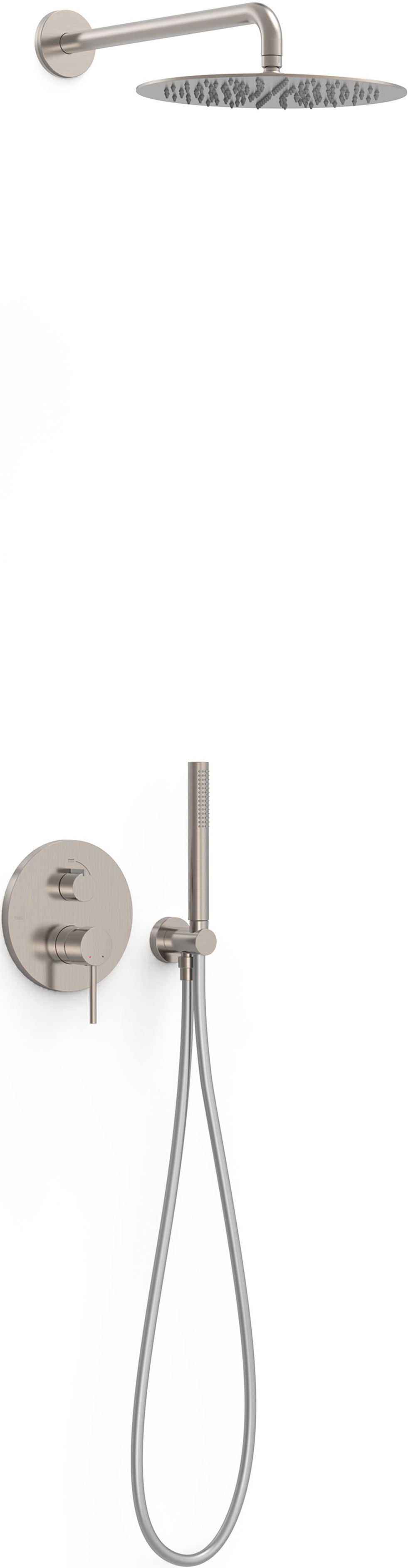 Tres Study Exclusive zestaw prysznicowy podtynkowy stal 26238004AC