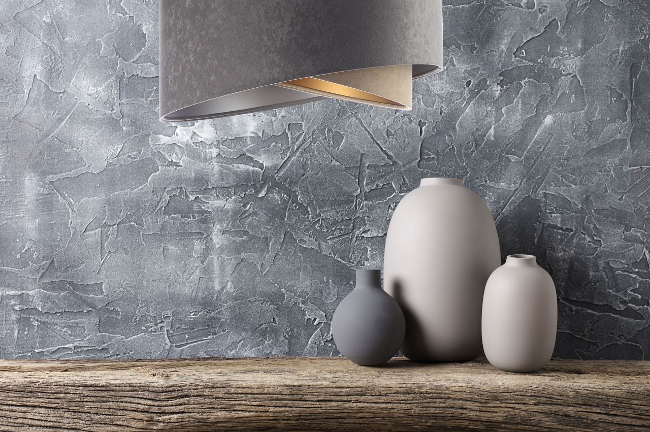 BPS Koncept Galaxy lampa wisząca 1x60 W złota-srebrna-grafitowa-beżowa 060-082