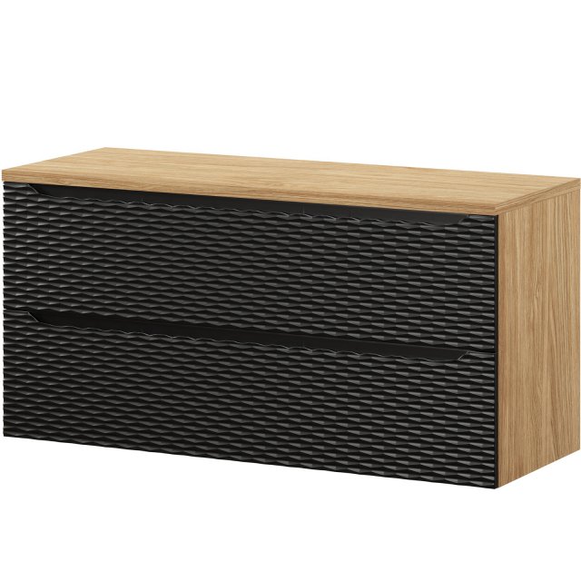 COMAD Szafka podumywalkowa OCEAN BLACK z blatem 120 cm