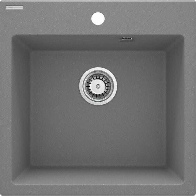 DEANTE Zlewozmywak granitowy EVORA 1-komorowy szary metalik ZQJ_S103