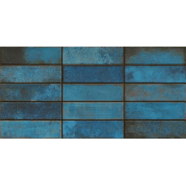 Płytka ścienna CODERIVER WT1092 blue glossy 29,7x60 gat. II