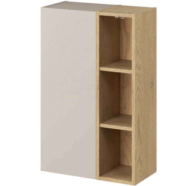 COMAD Szafka łazienkowa wisząca DALIA CASHMERE 30 cm, regał CREMONA 2