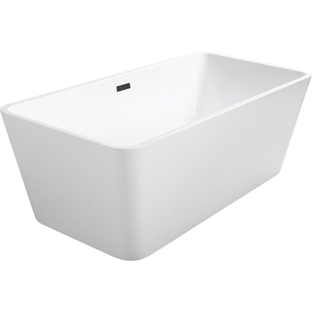 BESCO Wanna wolnostojąca EVITA 160x80 maskownica syfonu z przelewem c