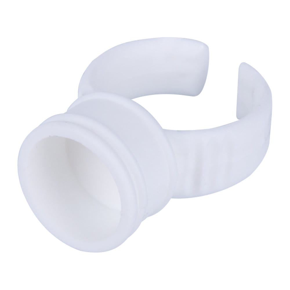 Pierścionek do pigmentu kleju do rzęs biały 1 szt