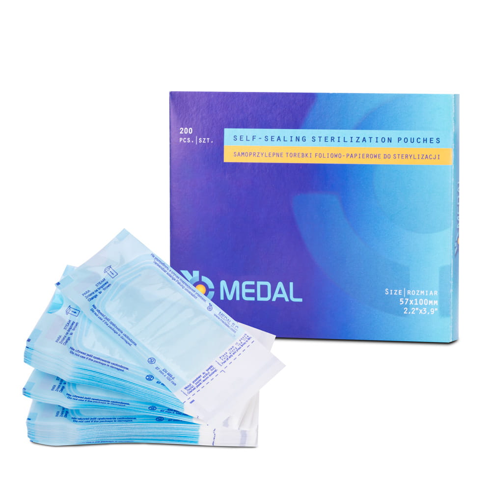 Torebki do sterylizacji Mixdent MEDAL 57x100mm 200szt