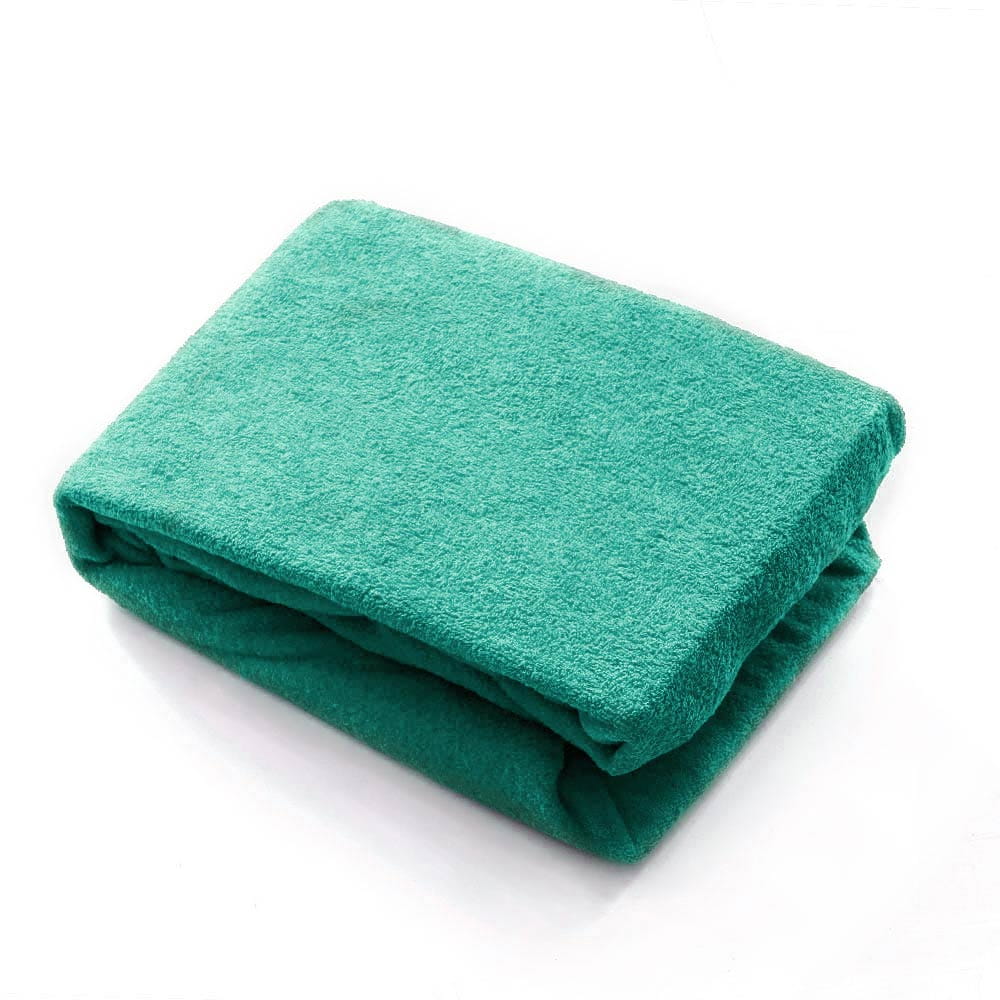 Prześcieradło frotte - miętowe