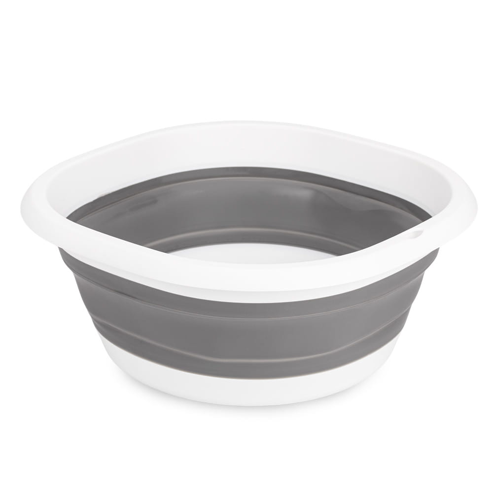 Miska do pedicure składana szara 10l