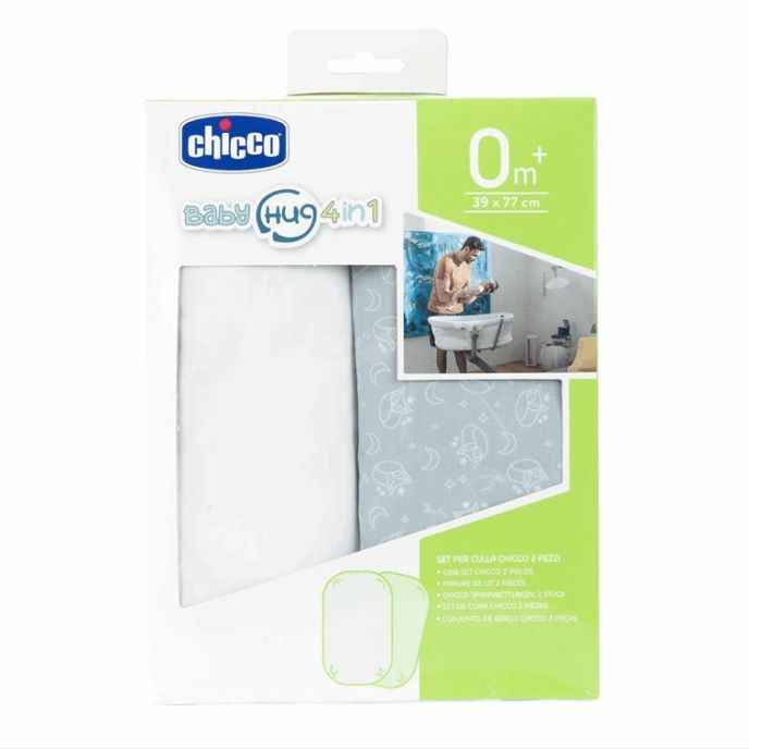Chicco Prześcieradło Baby Hug do leżaczka-krzesełka 4 w 1-Grey Fox