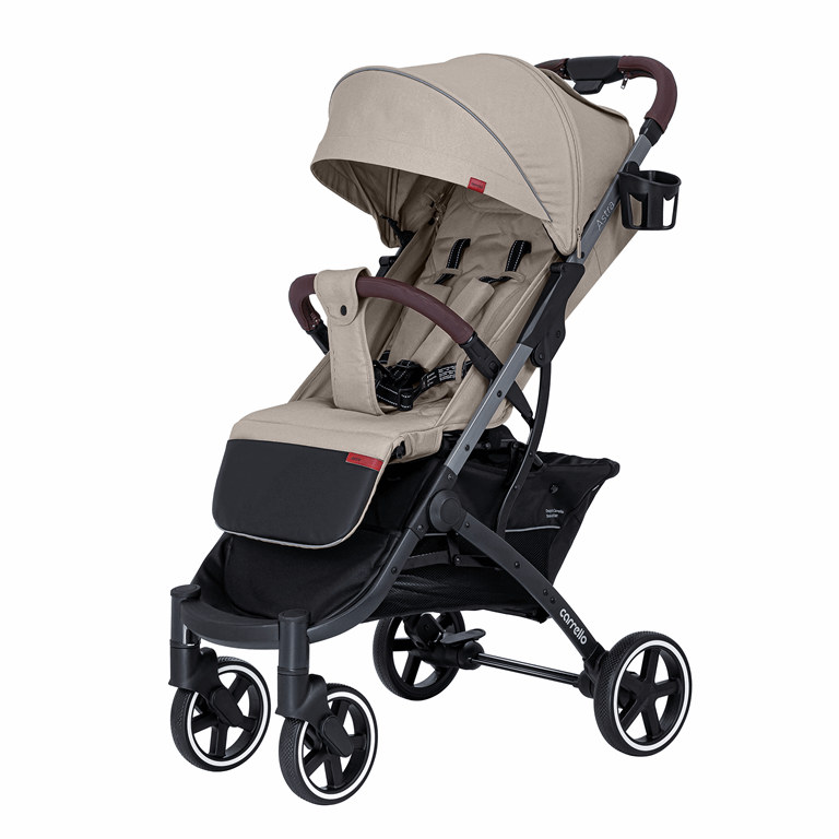 Carrello Astra 2022 - dziecięcy wózek spacerowy-Snow Beige