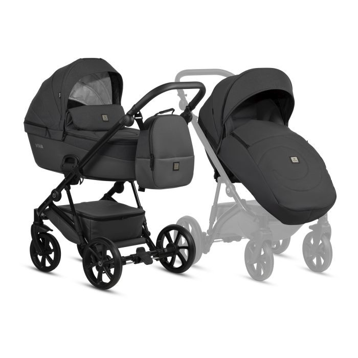 Tutis Viva 5+ -wielofunkcyjny wózek głęboko-spacerowy 2 w 1-Essential 072 Periscape