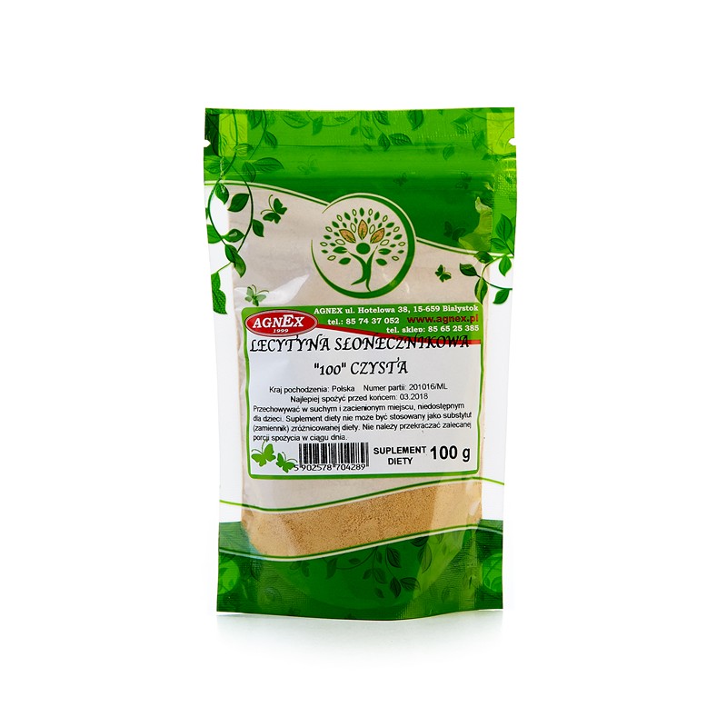 Lecytyna słonecznikowa 100 czysta 100g