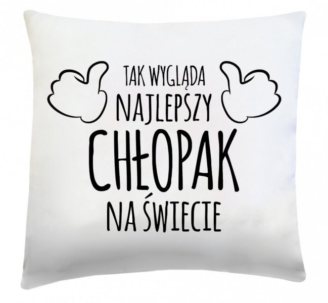 Poduszka dekoracyjna 40x40 wz. Dzień Chłopaka 3