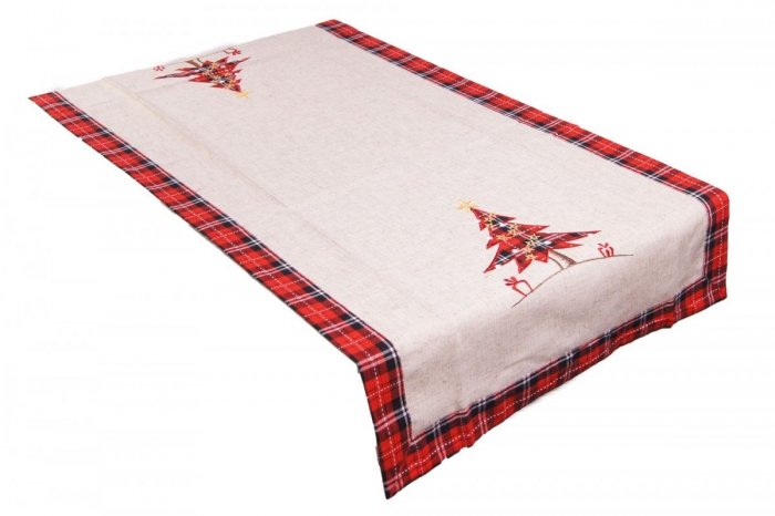 Obrus świąteczny MIŁKA rozmiar 70x140 wzór h632c