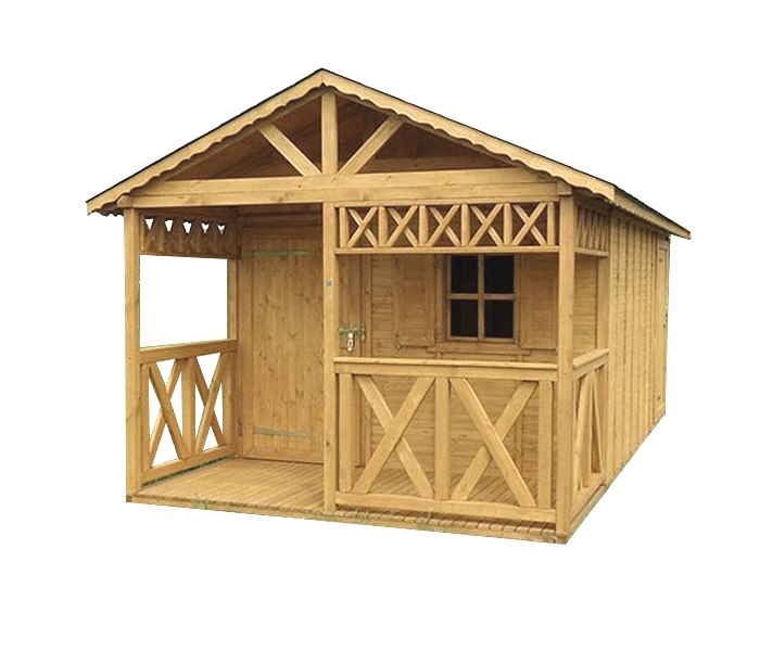 Domek ogrodowy Michael 450 x 300 cm + Taras 225 cm