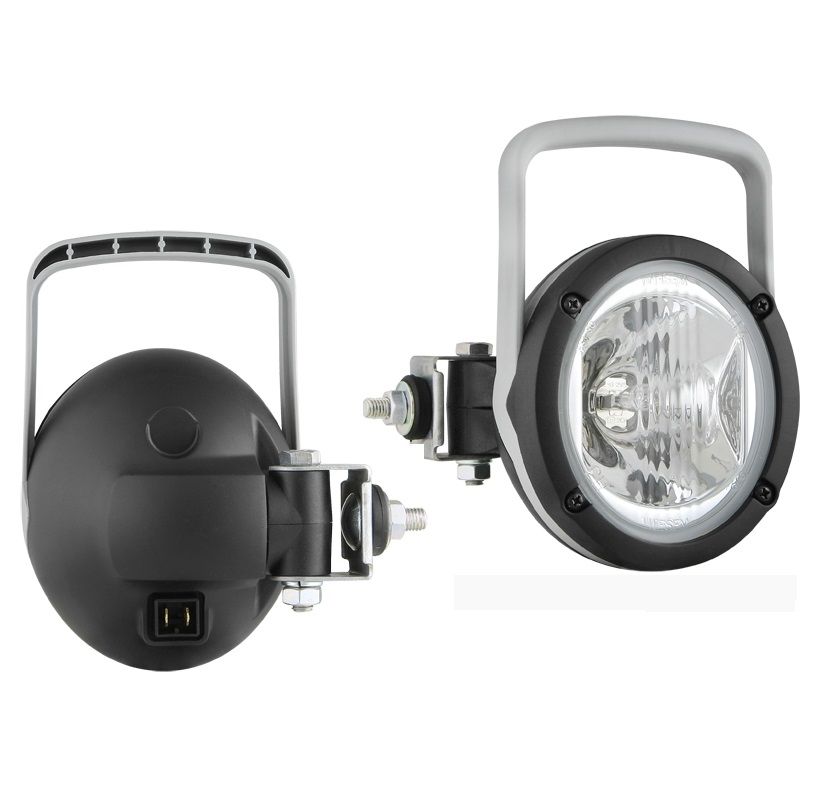 Halogenowa lampa robocza z bocznym umocowaniem i złączem AMP Faston LOR4.39050 Wesem