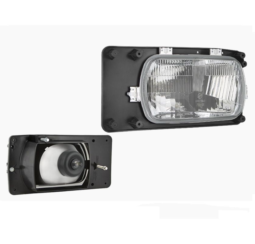 Reflektor przedni Lublin lewy z korektorem ręcznym 0261.43062 Wesem