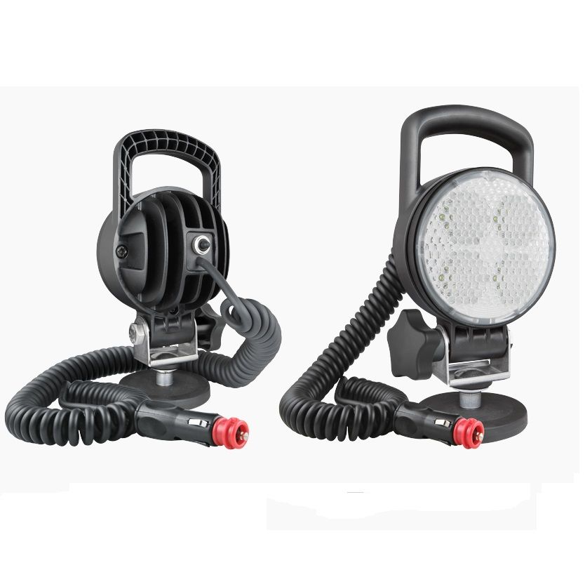 Lampa robocza LED 58° 1500lm z uchwytem magnetycznym, przewodem spiralnym wyłącznik CRC5F.52055 Wesem