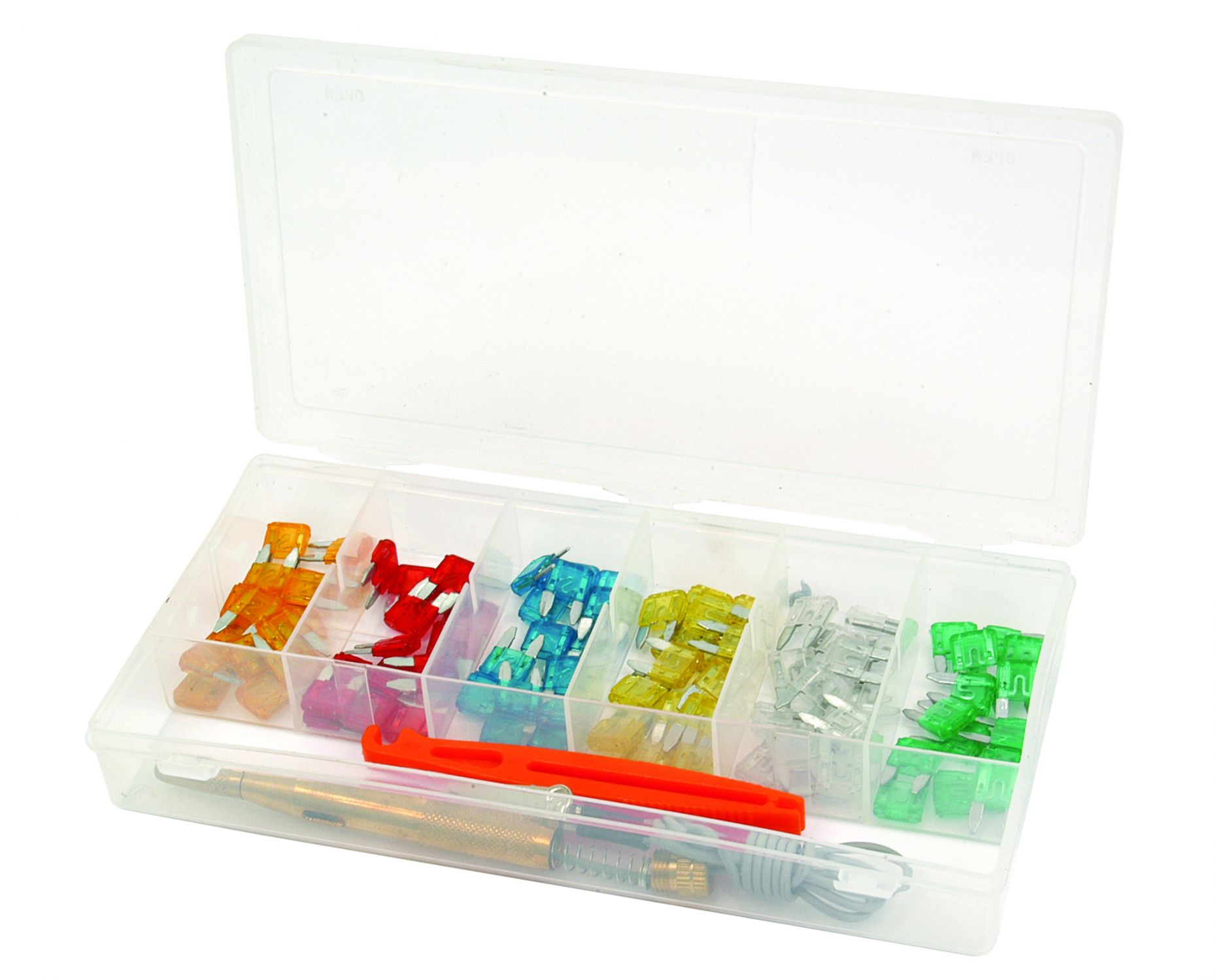 Bezpieczniki płaskie mini asort. 93 częściowy 29901