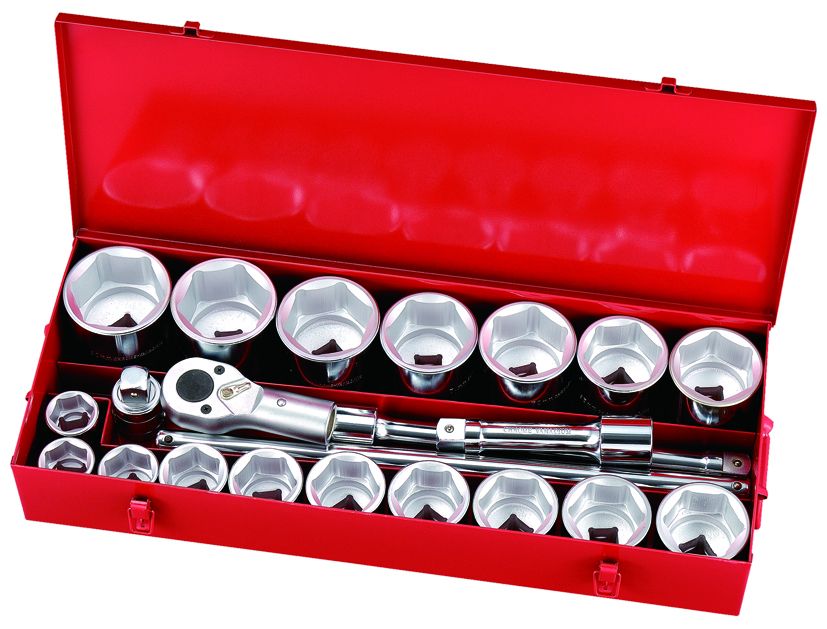 Zestaw kluczy z pokrętłem grzechotkowym 23szt. 23324