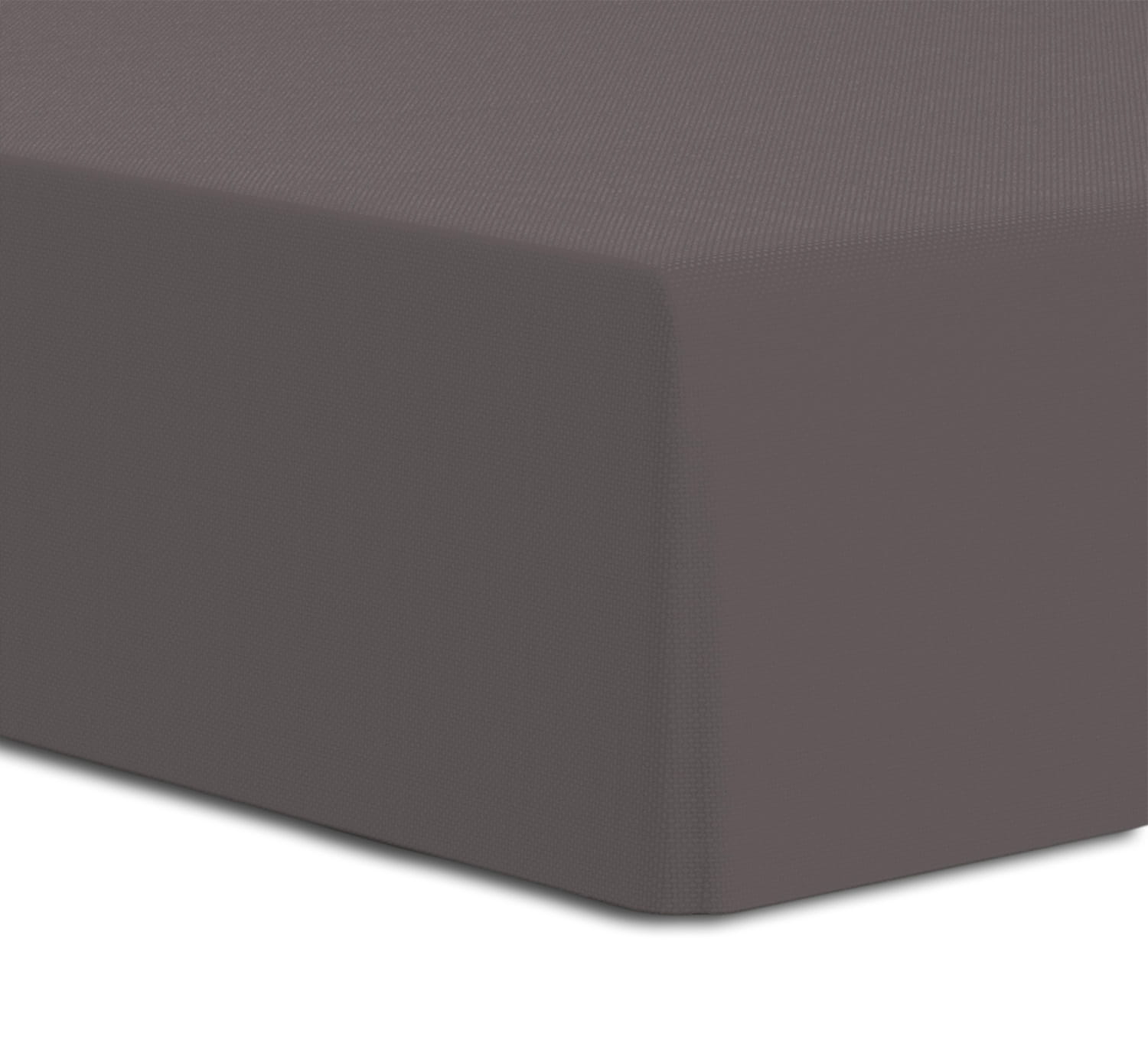 Prześcieradło z gumką 140x200 GRUBY JERSEY kolor grafit wysokie 25cm